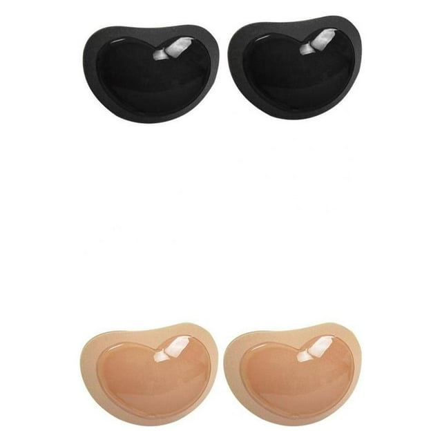 4x Silicona Breast Almohadillas Insertar Almohadilla para El Pecho Escote Grueso