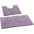 thumbnail image 1 of Alfombras de Baño Luxurux Sin Resbalón Súper Suave Chenille de Baña de Baño de Lujo Juego de Contono, Alfombra de Ducha de Lujo Suave +Tocador. LuxUrux tapetes para baño, 1 of 1