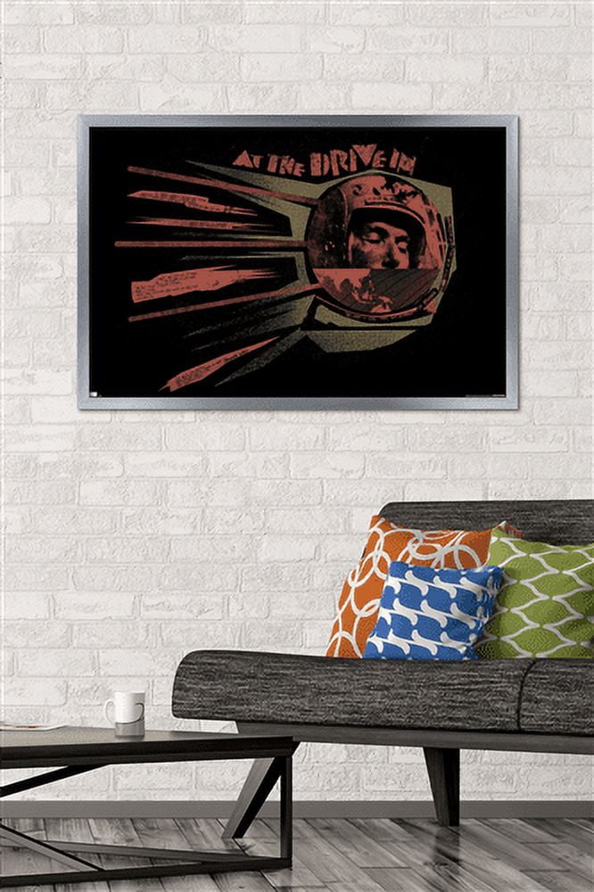At the Drive-In - Sputnik Wall Poster, 22.375" x 34", Framed