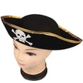 thumbnail image 1 of Disfraz de pirata con forma de calavera, sombrero de pirata, 1 of 1