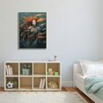 thumbnail image 4 of Nawypu  Mermaid Fish Swirling Painting Canvas Wall Art, Design by Sheila Wolk, 4 of 4