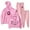 Pink, variant on Primera Musa Tour Hoodie Jogger Pants Two Piece Sets Sweatshirts+Sweatpants Men Women's Set