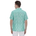 thumbnail image 2 of LA LEELA Mens Hawaiian Shirts Short Sleeve Button Down Shirt Men's Casual Vacation Shirts Vacation Summer Party Shirts for Men Funny XXL Green Boat, 2 of 6
