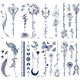 thumbnail image 2 of Etiqueta Engomada Del Tatuaje Animal Semi Permanente 8PCS para Mujeres Adultas Niñas, 2 of 9