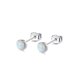 thumbnail image 1 of Sonducket Pendientes de 2 uds con de plata, pendientes redondos con abalorio, joyería de boda para mujeres y niñas, presente a la moda, Ropa, zapatos y accesorios Miscelánea Blanco, 1 of 6