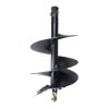 Titan Attachments Auger Bit 24" x 48" Steel 6" Boring Head 2" Hex Connectivity