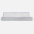 thumbnail image 5 of Bacati - Petals Lilac Quilted Muslin Changing Pad Cover, 5 of 10