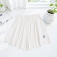 thumbnail image 5 of MGDXOX Girls Quick Dry Flowy Skort Shorts Elastic Waist Lightweight Breathable Loose Skort for Sports Running Beach Trips and Summer Daily Wear White 5 Years, 5 of 5