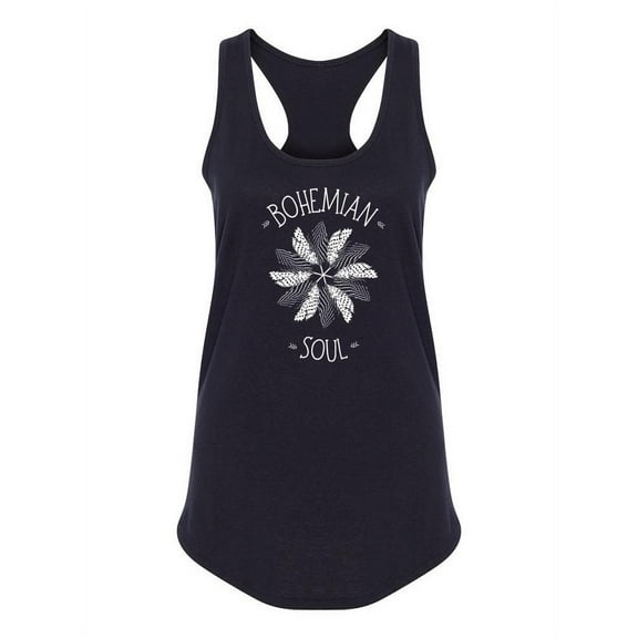 Bohemian Soul Quote Tank Women -Image by Shutterstock, Female Small