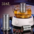 thumbnail image 2 of MYG Stainless Steel Tea Infuser Tea Leaves Spice Seasoning Ball Strainer Filter, 2 of 4