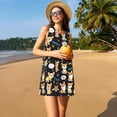 thumbnail image 3 of Lsque Cute Dogs Corgi Pattern Summer Dresses for Women – Sleeveless T-Shirt Swing Sundress, Perfect for the Beach and Casual Days, 3 of 7