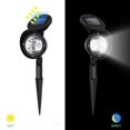 thumbnail image 5 of TOWED22 Solar Courtyard Lawn Solar 3led Spotlight,Black, 5 of 5
