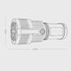 thumbnail image 2 of Antorcha impermeable IPX4 4 engranajes 500LM LED + COB Linterna para acampar al aire libre, 2 of 4