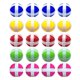 thumbnail image 4 of 20 pelotas adhesivas de golf, juguetes deportivos resistentes para fiestas en interiores, accesorios para juegos. Estilo B, 4 of 8
