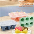 thumbnail image 6 of Yhmxh Silicone Homemade Popsicle Molds, 6-Cavity Non-BPA Silicone Ice Pop Maker with 50 Sticks, Summer Small Popsicle Molds, Easy Release Ice Pop Mold with Clear Lid for Kids (Pink), 6 of 6