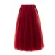 thumbnail image 5 of Falda larga de tul con lazo en la cintura para mujer, estilo princesa, con burbujas, de malla, 5 of 6