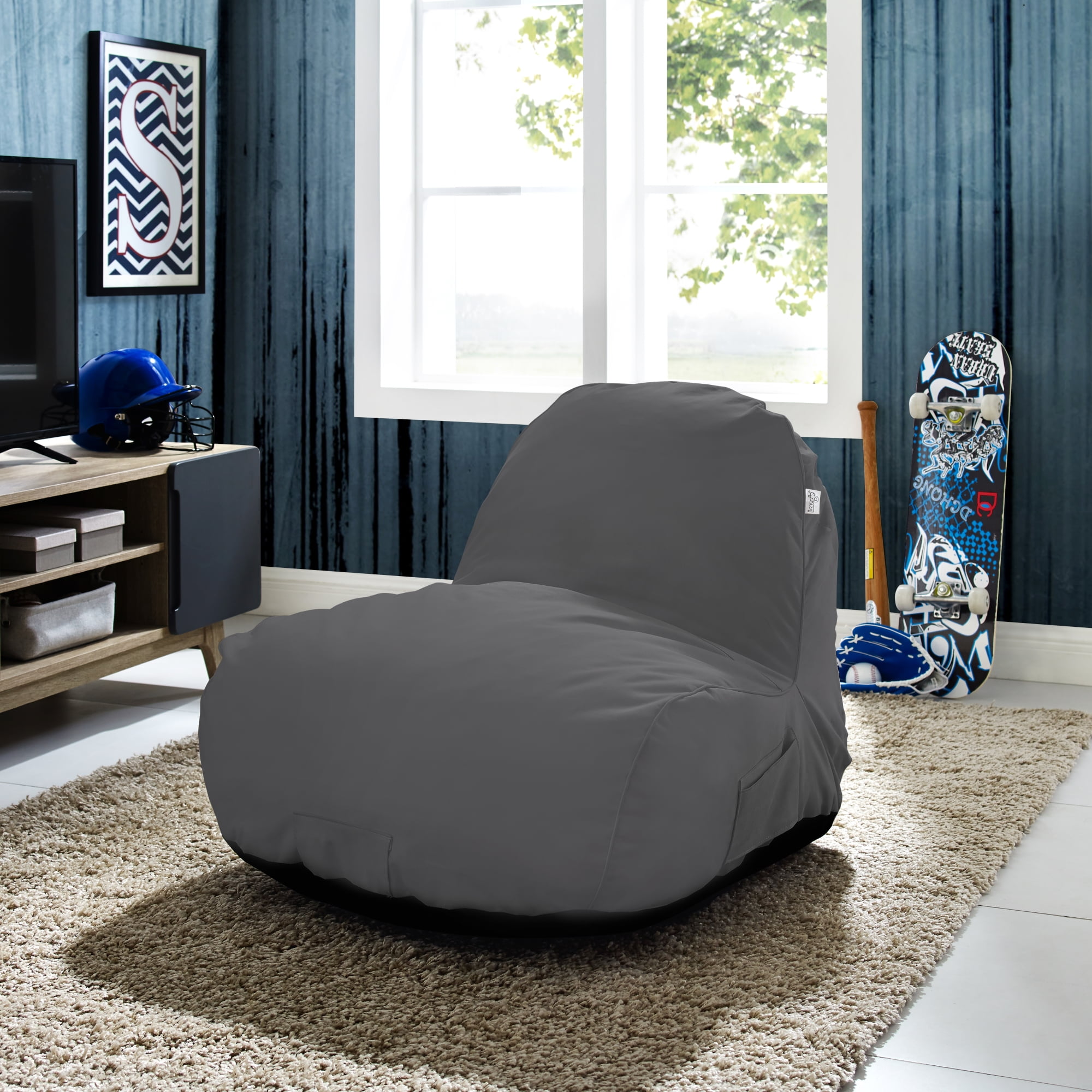 Ultra Soft Memory Bean Bag Chair Cover Stuffed Foam Filled Furniture and  Accessories for Dorm Room Nursery Playroom Child's bedroom Basement (No  Filler) - Walmart.com