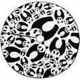 thumbnail image 1 of FMSHPON Panda Cute BlackWhite Xmas Christmas Tree Skirt Stand Mat for Holiday Party Decoration Indoor Outdoor 48 inches, 1 of 3