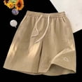 thumbnail image 7 of Hurxie Mens Hiking Shorts Quick Dry Lightweight 3 Zipper Pockets Summer Workout Gym Athletic Running Shorts Men Khaki,4XL, 7 of 7