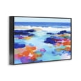 thumbnail image 2 of Stupell Industries Coastal Coastal Pools Overlay Abstraction Black Framed Giclee Art, 30 x 20, by Chromatic Storm Studio, 2 of 8