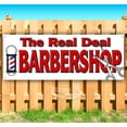 thumbnail image 1 of The Real Deal Barbershop 13 oz Vinyl Banner With Metal Grommets, 1 of 4