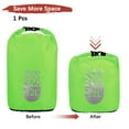 thumbnail image 4 of Dry Sacks [1PCS] - Ultralight Waterproof Bags Lightweight Storage Sacks 12L Use for Backpacking & Traveling - [Fruit Green-18 x 13 IN/ 46 x 34 CM] Outdoor Bags Keep Gear Dry, 4 of 7