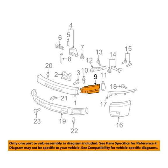 GM OEM FRONT BUMPER-Side Extension Left 22737638