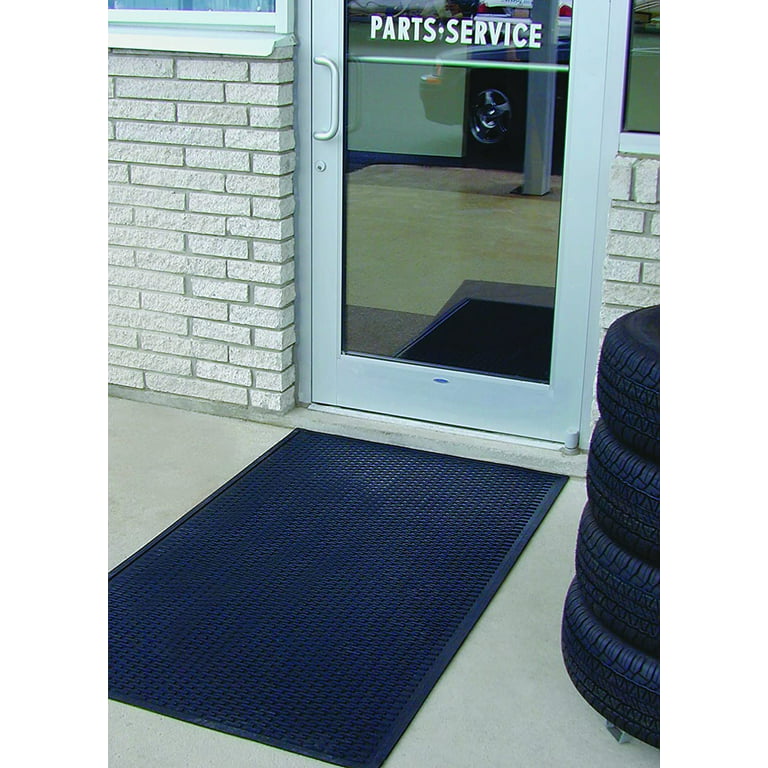 Zimtown 2Pcs 36x60 Rubber Kitchen Mat and Rug Anti-Fatigue Mat,Entrance  Rug,Indoor/Outdoor Door mat,Shoe Scraper Entryway,Garage and Laundry room