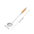 thumbnail image 2 of WEUVEB Stainless Steel Wok Ladle and Stir-Fry Spoon, Assorted Colors, 1 Pack, Kitchen Utensil for Wok Cooking, 2 of 8