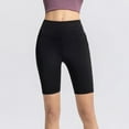 thumbnail image 4 of CONFREE Womens Biker Shorts High Waist Compression Legging Shorts For Women Solid Color Workout Exercise Fitness Yoga Shorts, 4 of 6