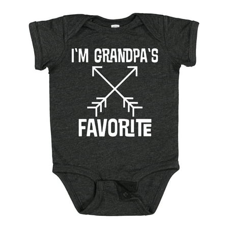 

Inktastic Grandpas Favorite Grandson Gift Baby Boy or Baby Girl Bodysuit
