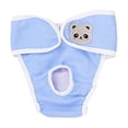 thumbnail image 2 of Opvise Pet Menstrual Pants Female Dog Diapers Sanitary Panties Breathable Dog Period Pads Underwear for Small Medium Dogs Blue, 2 of 8