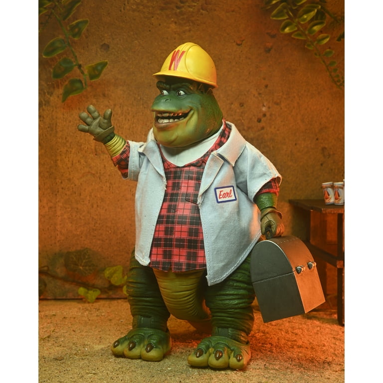 Figurine Ultimate Earl Sinclair 16 Cm - Dinosaurs - NECA - Boîte Abîmée