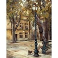 thumbnail image 2 of Hageman, Marilyn 20x24 Gold Ornate Wood Framed with Double Matting Museum Art Print Titled - Provence Village II, 2 of 4