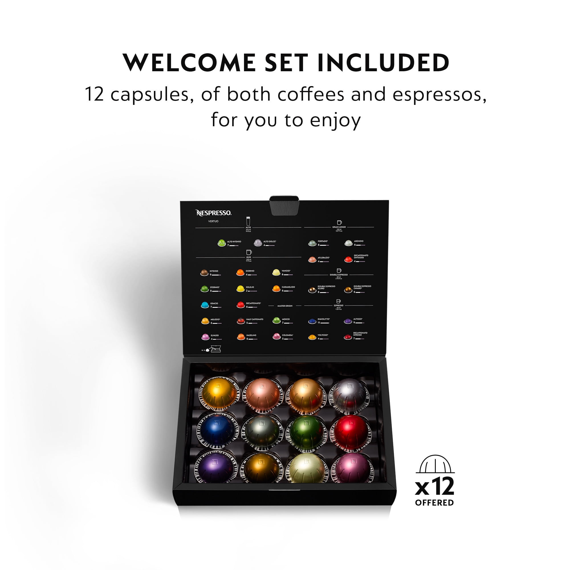 Nespresso Vertuo Plus Coffee and Espresso Maker by De'Longhi, Black