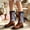 Blue, variant on Xhegex Cowboy Boot Bow Tassel Accessories - Elegant Decor for Cowgirls at Weddings, Music Festivals & Casual Outfits