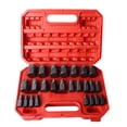 thumbnail image 1 of p>Kit d'Extracteur de Vis Endommagé 25Pcs Outil d'Enlèvement d'Extracteur de Vis Endommagé pour la Réparation Entretien Rouge/p>, 1 of 7
