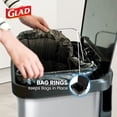 thumbnail image 6 of Open Box Glad Step Trash Can, Soft Close Lid Bin w/Odor Protection, 20 Gal, 6 of 12