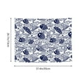 thumbnail image 6 of Kdxio Blue Fish1 Wall Hanging Tapestries Banner For Bedroom College Dorm Home Living Room Party Decor 29X37 In, 6 of 8