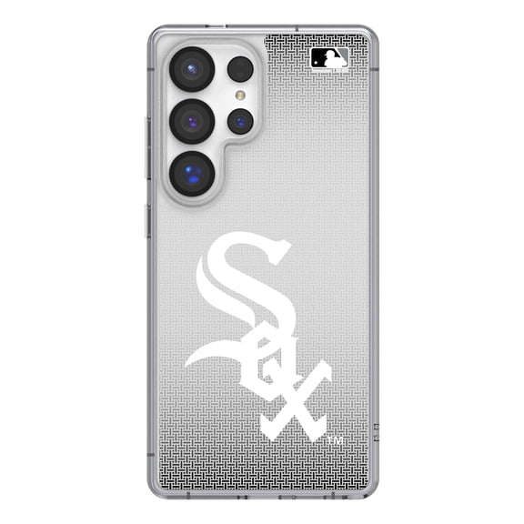 Chicago White Sox Linen Logo Galaxy Clear Case