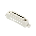 thumbnail image 3 of Unique Bargains Neutral Terminal Bar Screw Block Barrier Brass 6 Positions White, 3 of 5