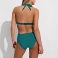 thumbnail image 5 of UTSJKR Women's Two Piece Bathing Suits Push Up Bikini Set Swimsuit Vintage Swimwear Swimwear 2025 Beachwear for Women Blue XXL, 5 of 8