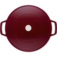 thumbnail image 3 of STAUB Braisers Poêle à Sauté Ronde en Fonte 3,7 L, Bordeaux, 3 of 6