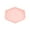 Pink, variant on jovati Plastic Plates Reusable,Hexagonal Plates Impregnable Dinner Plates Dishwasher Microwave Safe Plastic Plates Reusable Lightweight Plates for Kitchen Or Camping 6.69X6.69 Inches