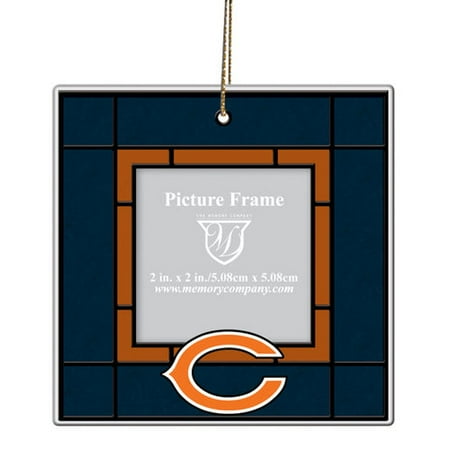 NFL - Chicago Bears Art Glass Frame Ornament