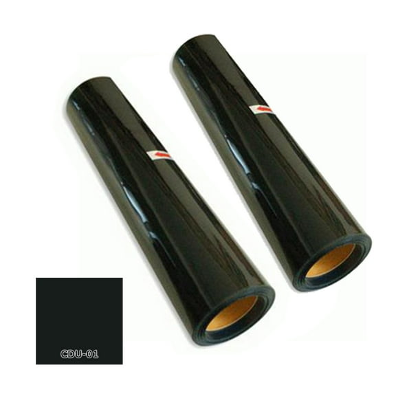 INTBUYING 2 Yard 20inch PU Vinyl for T-Shirts Heat Press Transfer HTV Cutting Plotter Craft (Black)