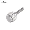 thumbnail image 3 of Unique Bargains 4pcs Ronde Tête Plate Moleté Pouce M2x8mm Main Serrage Vis Filetées Boulons de Bouton pour Vernier Étriers, 3 of 5