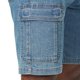 thumbnail image 4 of Shorts Cargo Elásticos para Hombre Tallas Grandes - Mezclilla Azul Medio - Ajuste Holgado con Múltiples Bolsillos, 4 of 5