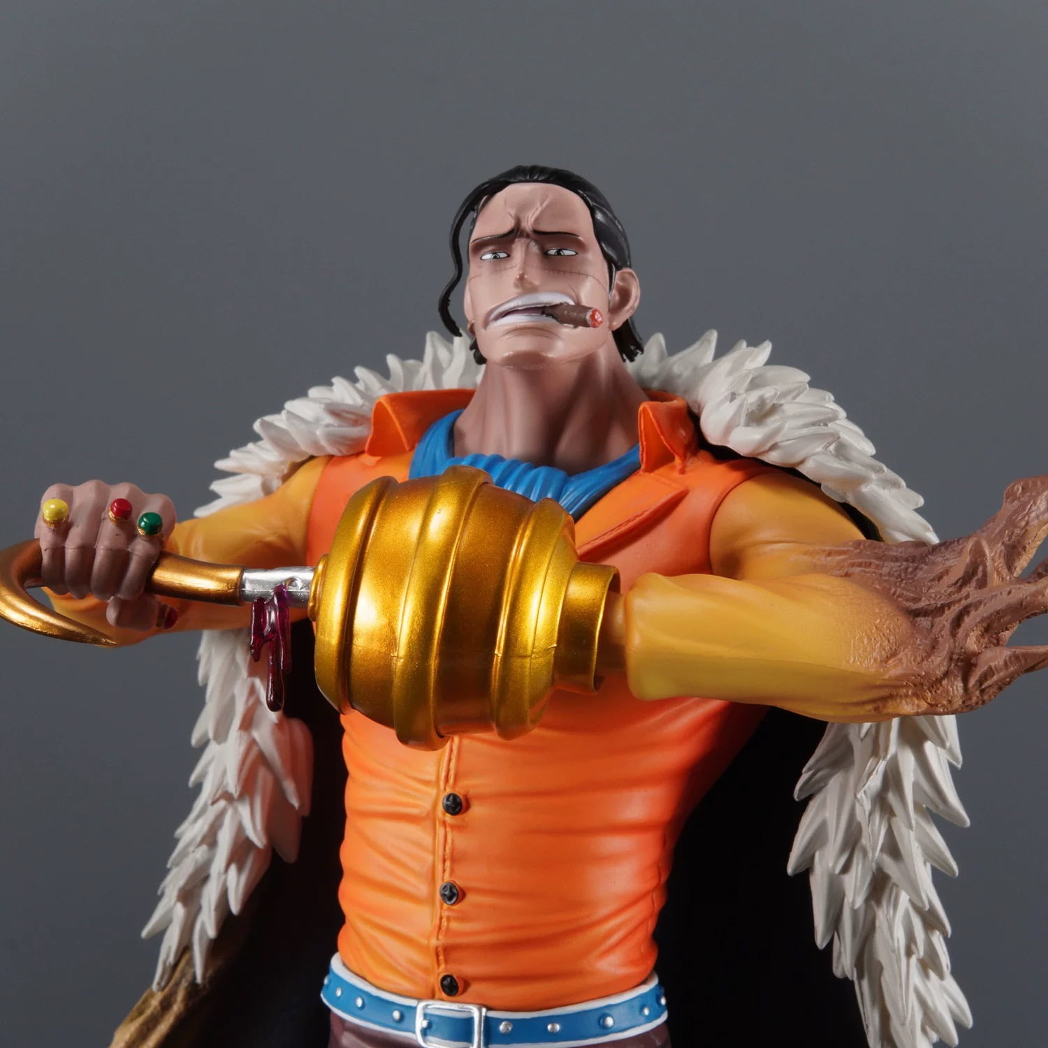New Seven Warlords of The Sea Sir Crocodile (Yellow Ver) Character Anime Model Statue Action Figures Desktop Ornament Popular Decorations Fan Souvenirs Creative Gift Collectable