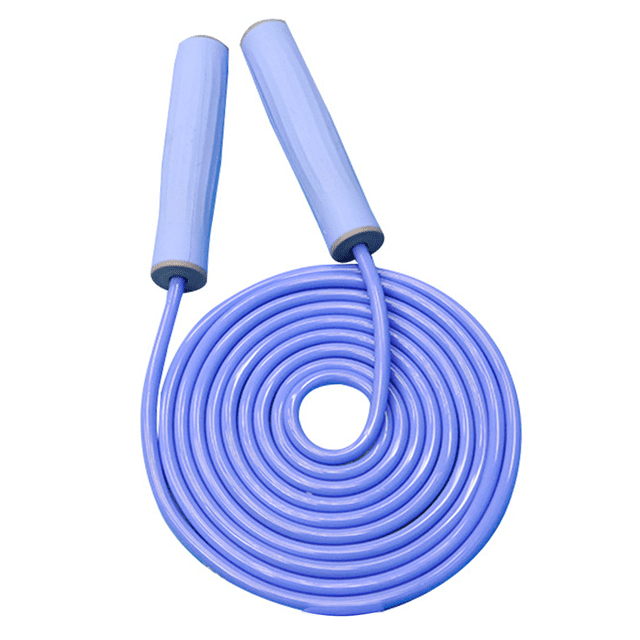 Cuerda de saltar con peso y asas de silicona ajustables para entrenamiento básico para mujeres y hombres, entrenamientos, fitness